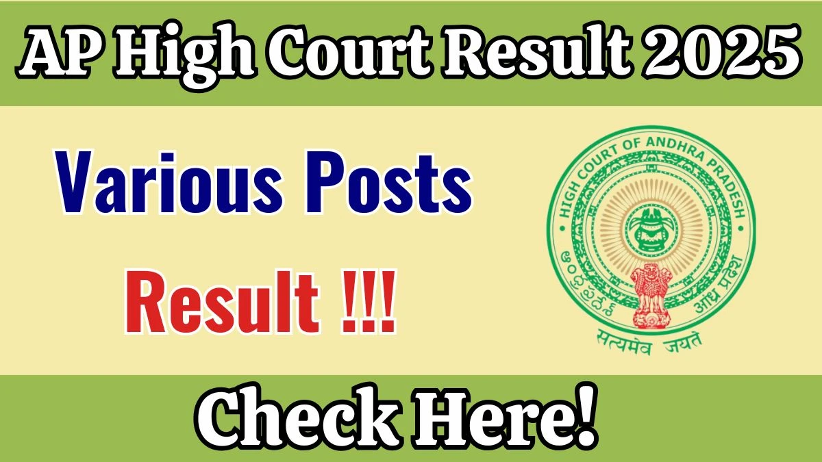 AP High Court Results 2025 Out