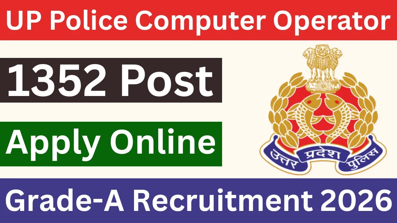 UP Police Computer Operator Recruitment 2026